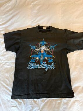 Vintage t shirt blue angels